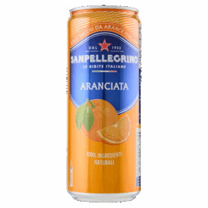 SANPELLEGRINO Aranciata – apelsinų gazuotas gėrimas, 330 ml