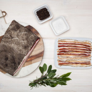 Sliced Pancetta Tesa al Ginepro, 100 g tray